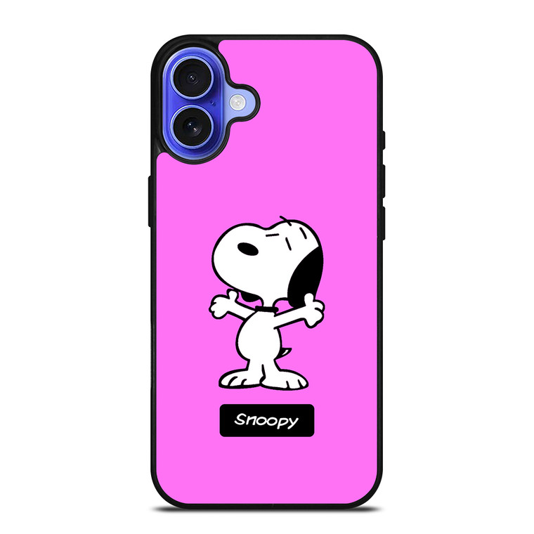 Cute Snoopy Dog iPhone 16 Case Cover