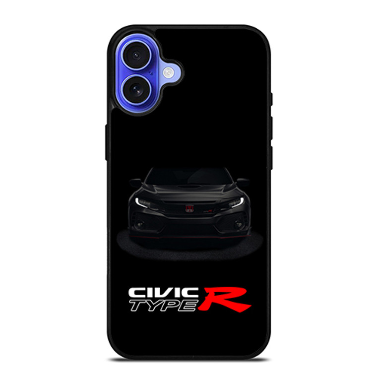 Dark Honda Civic Type R iPhone 16 Case Cover