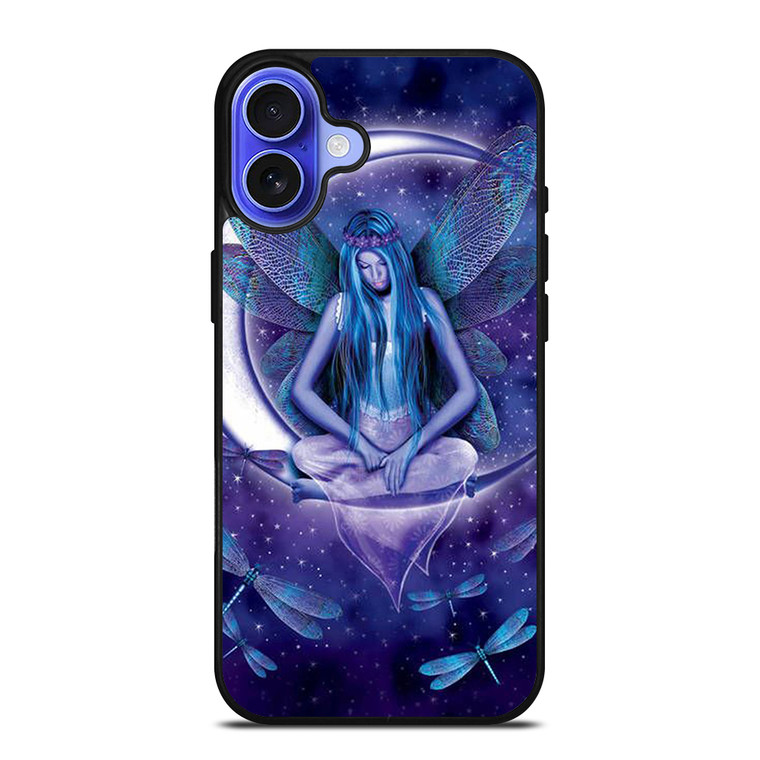FAIRY DRAGONFLIES ON MOON iPhone 16 Case Cover