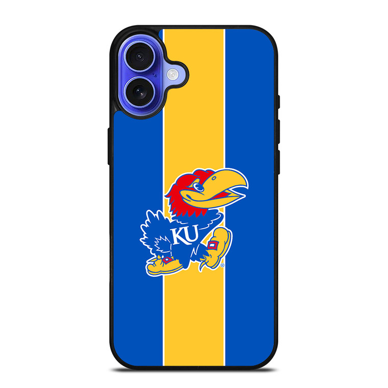 Kansas Jayhawks Logo iPhone 16 Case Cover