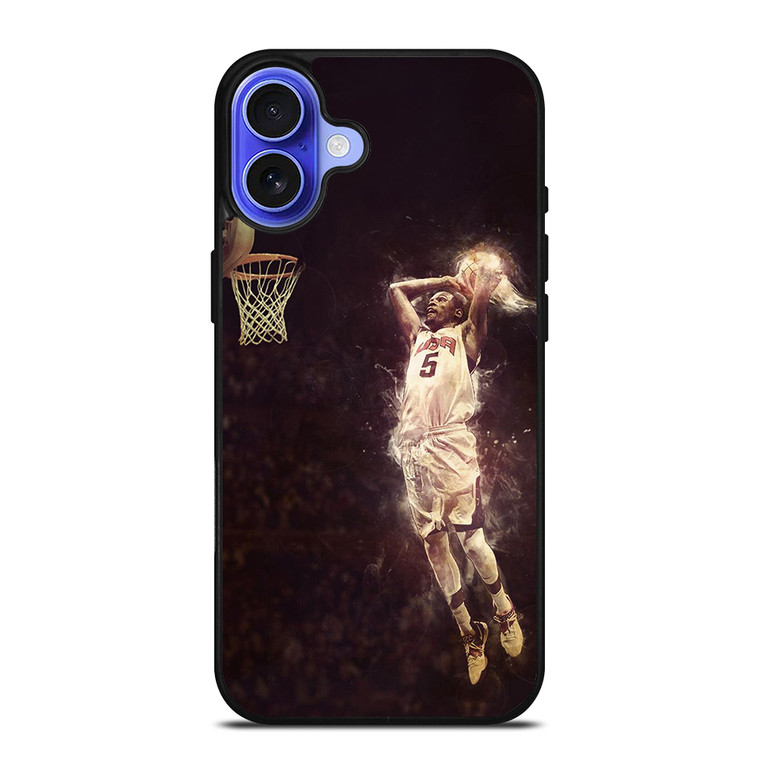 Kevin Durant 5 USA Dream Team iPhone 16 Case Cover