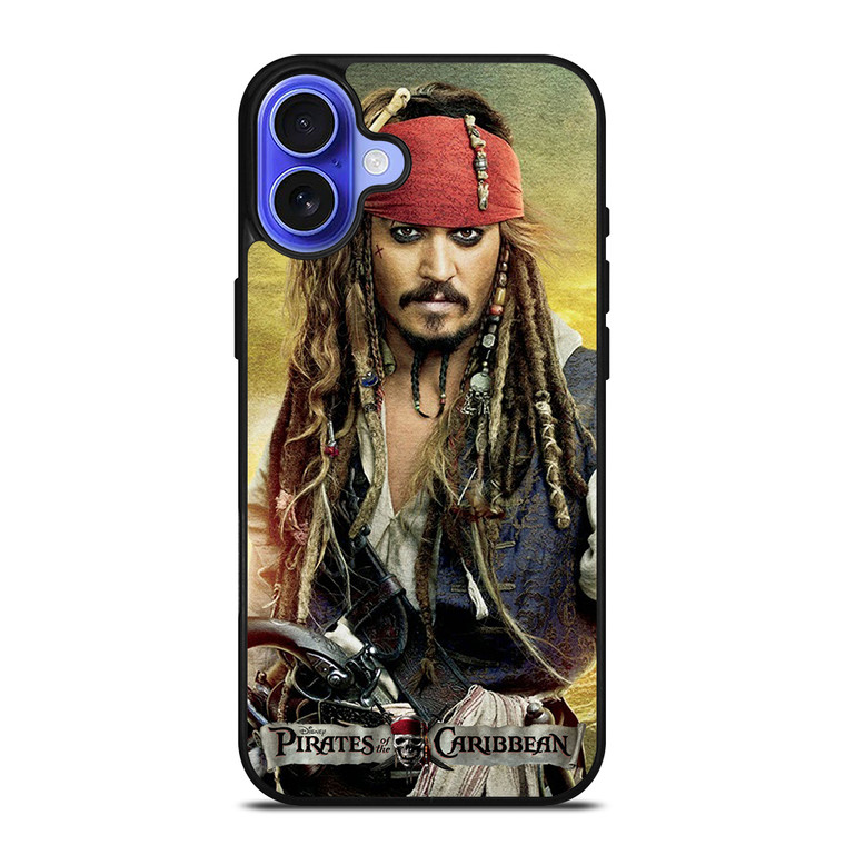 PIRATES OF THE CARIBBEAN JACK SPARROW iPhone 16 Case Cover