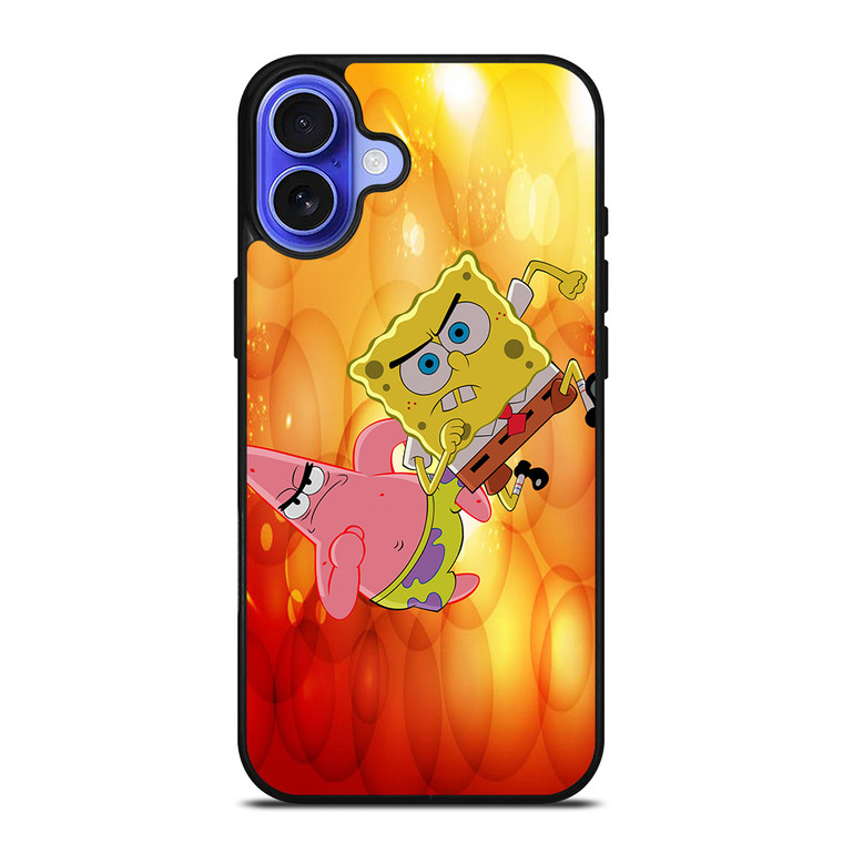 SPONGEBOB AND PATRICK iPhone 16 Case Cover