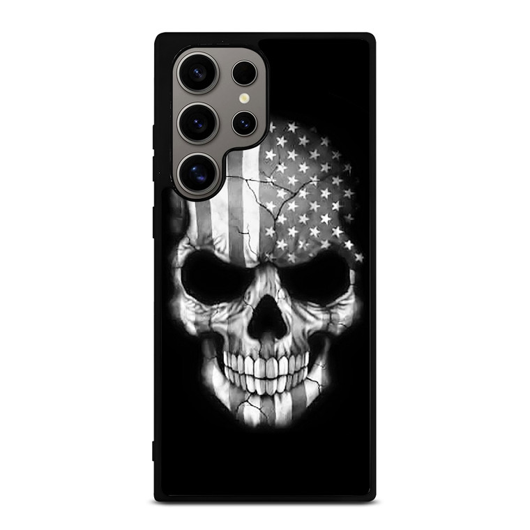 AMERICAN FLAG PUNISHER SKUL Samsung Galaxy S24 Ultra Case Cover