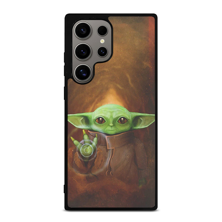Baby Yoda Wallpaper Samsung Galaxy S24 Ultra Case Cover