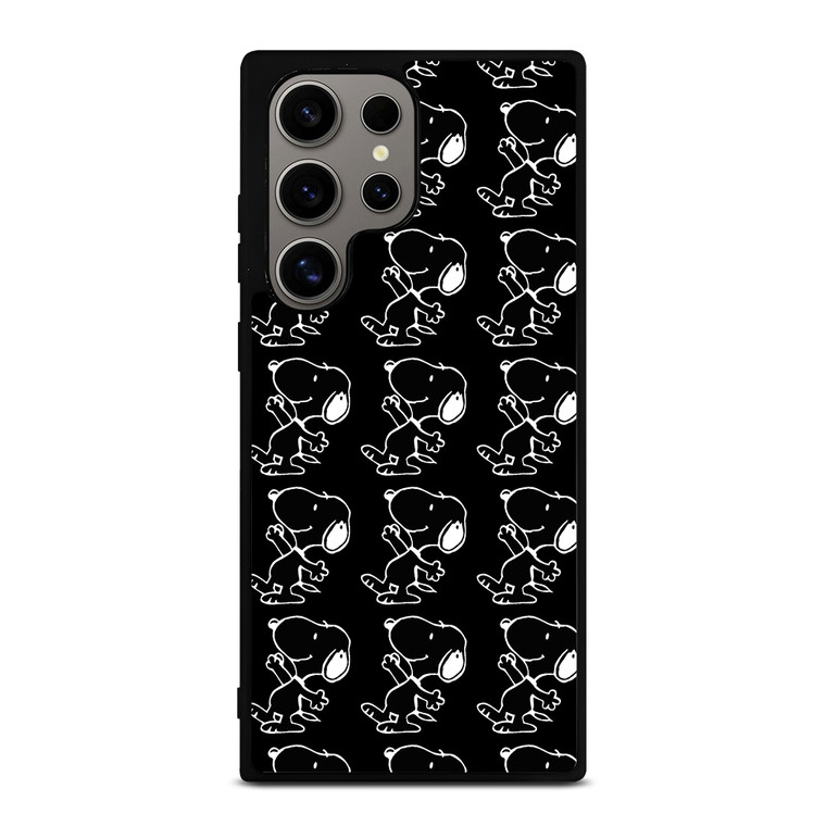 Black Snoopy Dog Samsung Galaxy S24 Ultra Case Cover