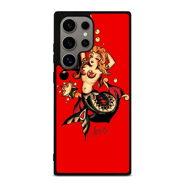 SAILOR JERRY MERMAID TATTOO Samsung Galaxy S24 Ultra Case Cover