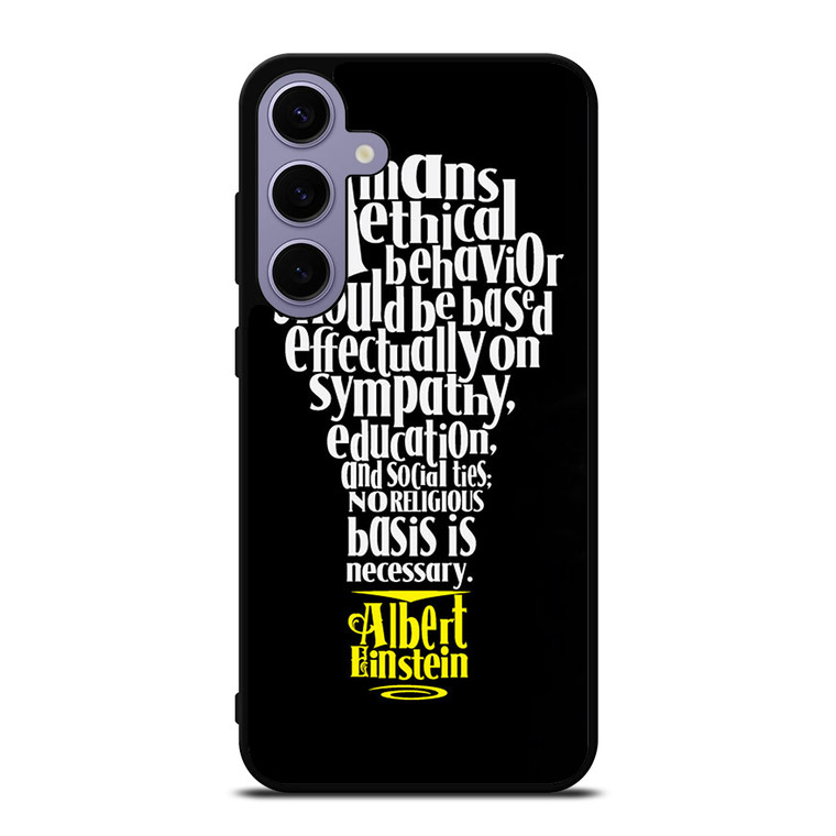 ALBERT EINSTEIN 'S THINKING Samsung Galaxy S24 Plus Case Cover