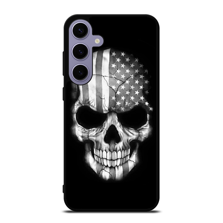 AMERICAN FLAG PUNISHER SKUL Samsung Galaxy S24 Plus Case Cover