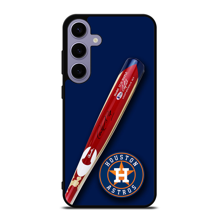 Houston Astros Correa's Stick Signed Samsung Galaxy S24 Plus Case Cover
