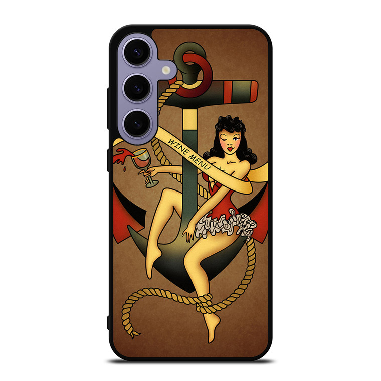 SAILOR JERRY WINE MENU Samsung Galaxy S24 Plus Case Cover