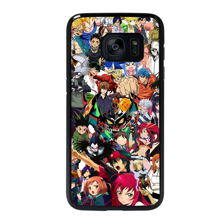 All Anime Crossover Samsung Galaxy S7 Edge Case Cover