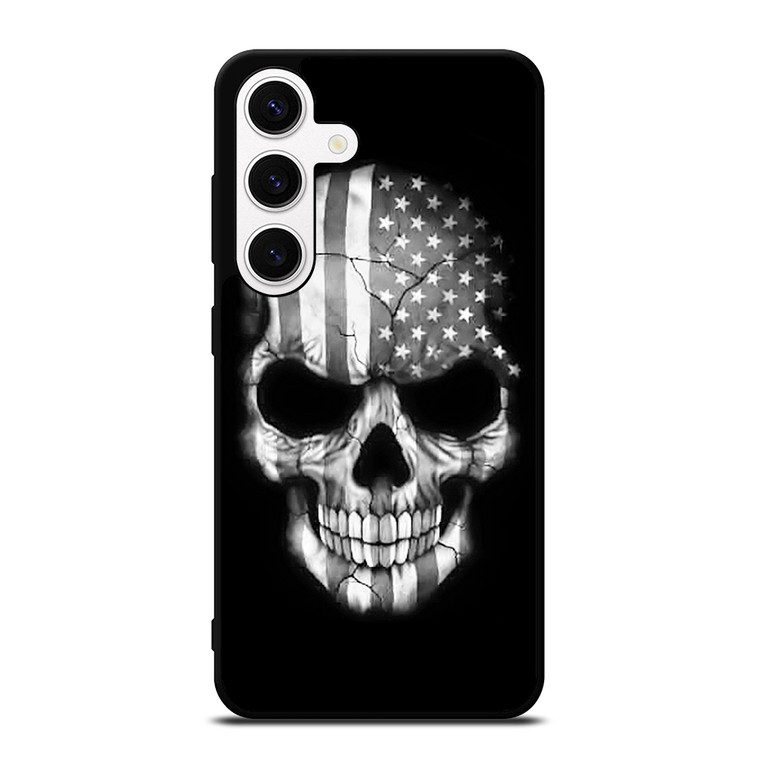 AMERICAN FLAG PUNISHER SKUL Samsung Galaxy S24 Case Cover