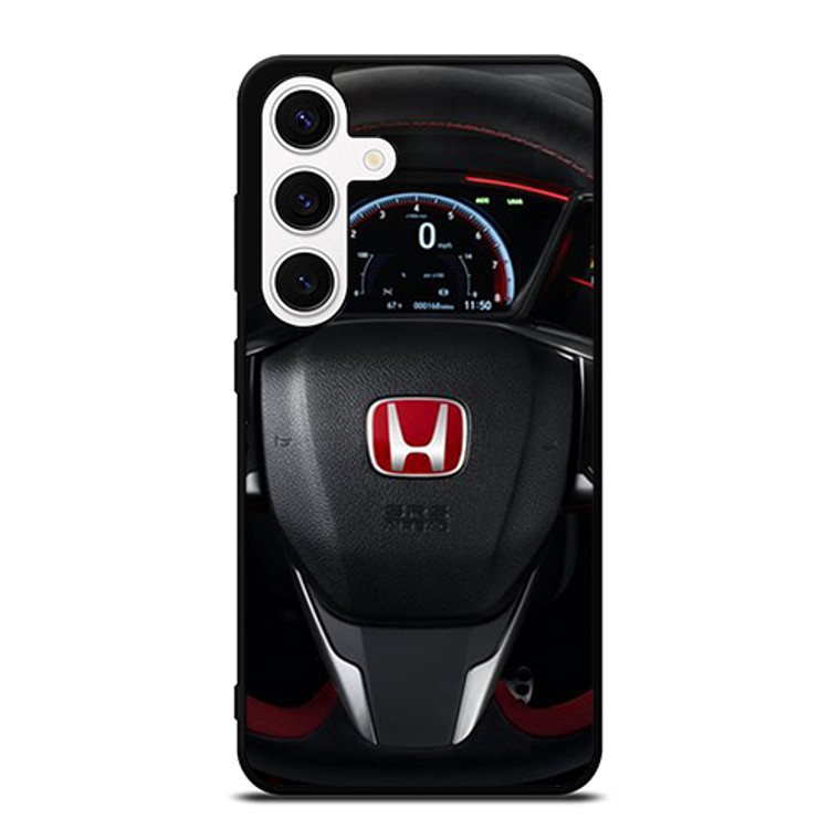 Civic Type R Steering Speed Meter Samsung Galaxy S24 Case Cover