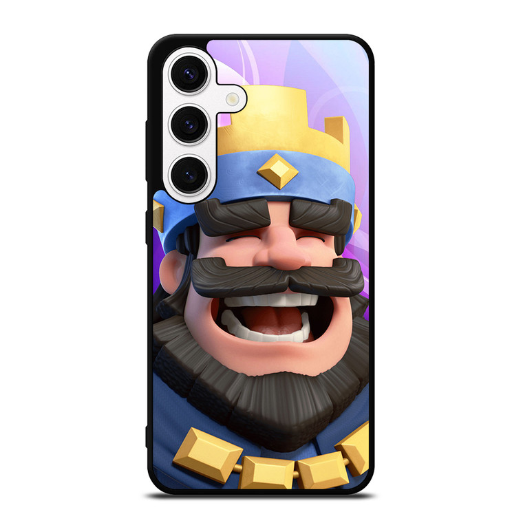 CLASH ROYAL KING SMILING Samsung Galaxy S24 Case Cover