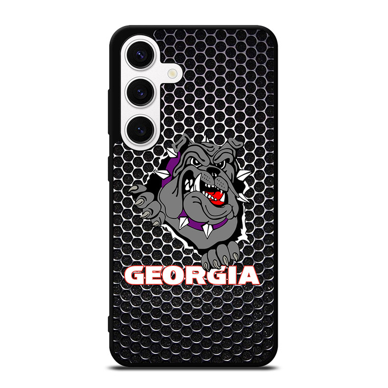 GEORGIA BULLDOGS SHIELD Samsung Galaxy S24 Case Cover