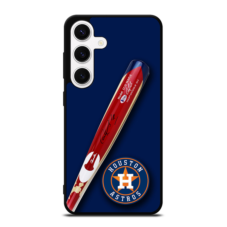 Houston Astros Correa's Stick Signed Samsung Galaxy S24 Case Cover