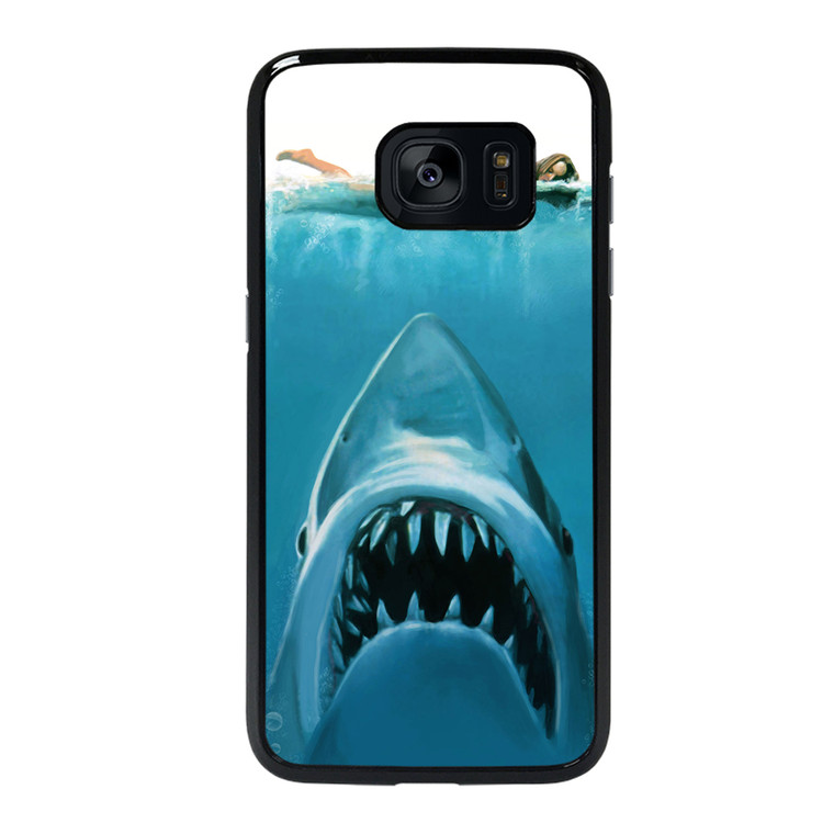 JAWS SHARK DANGER Samsung Galaxy S7 Edge Case Cover