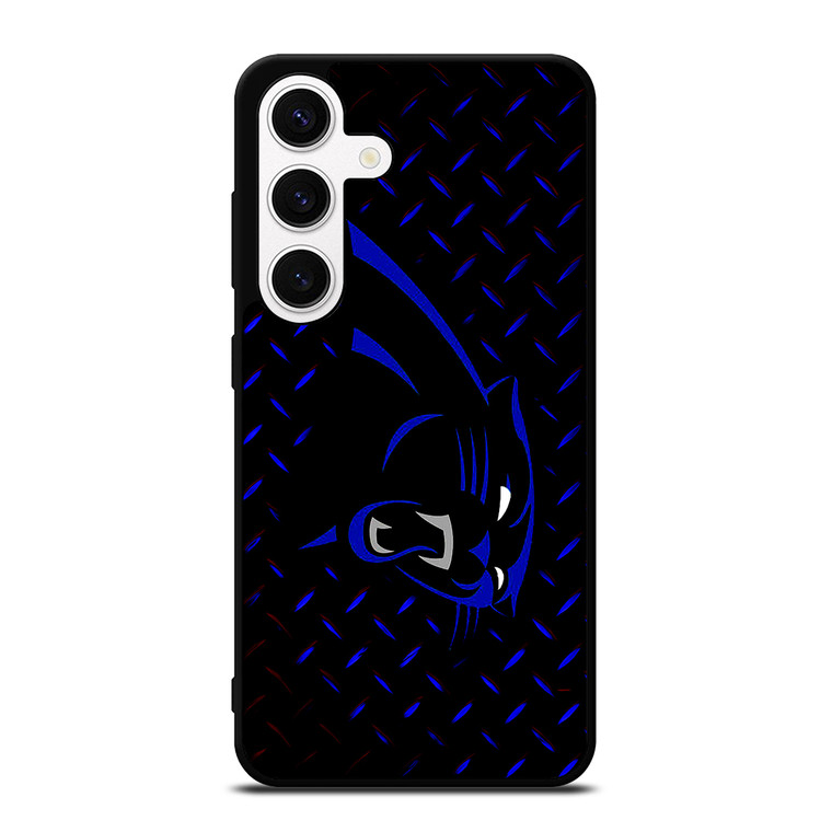Metal Caroline Panthers Samsung Galaxy S24 Case Cover