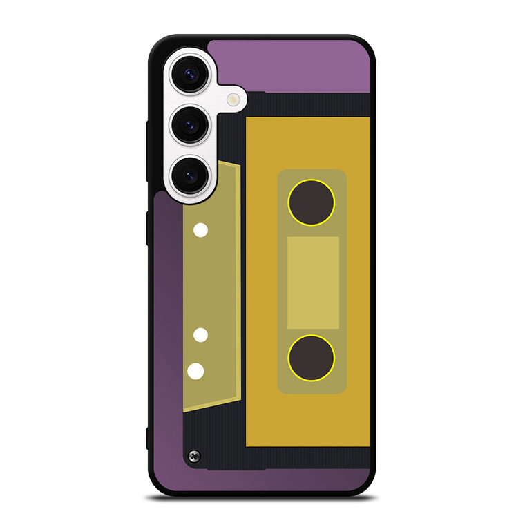 Retro Cassette Tape Vector Samsung Galaxy S24 Case Cover