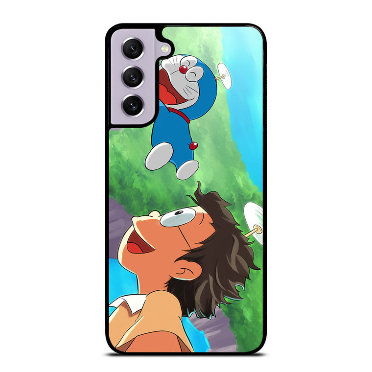 DORAEMON AND NOBITA FLY Samsung Galaxy S21 FE 5G Case Cover