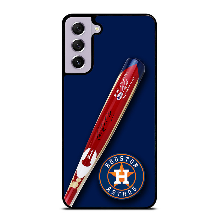 Houston Astros Correa's Stick Signed Samsung Galaxy S21 FE 5G Case Cover