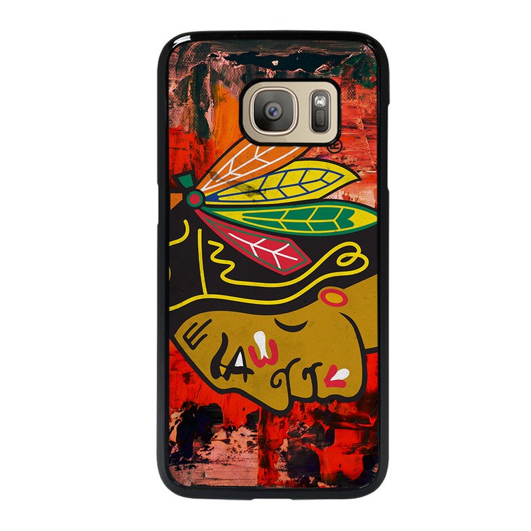 Chicago Blackhawks Symbol Samsung Galaxy S7 Case Cover