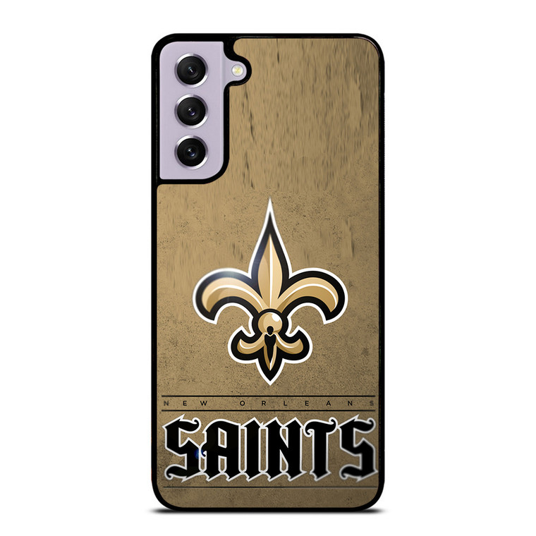 NEW ORLEANS SAINTS LOGO AND BACKGROUND Samsung Galaxy S21 FE 5G Case Cover