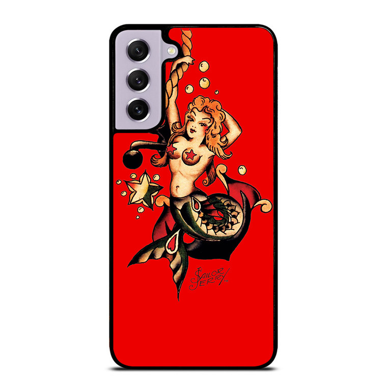 SAILOR JERRY MERMAID TATTOO Samsung Galaxy S21 FE 5G Case Cover