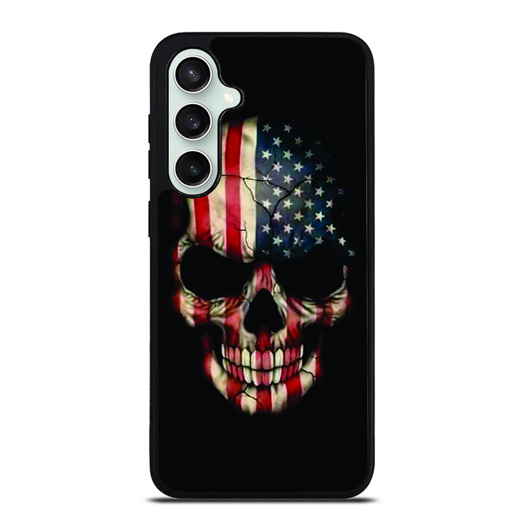 AMERICAN FLAG SKUL Samsung Galaxy S23 FE 5G Case Cover