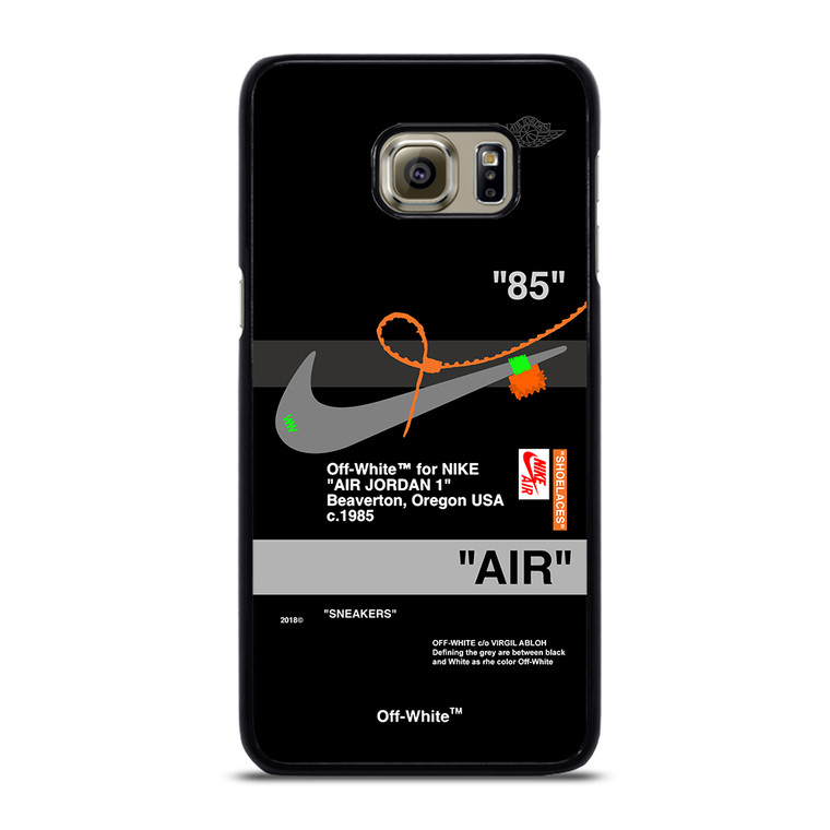 Air Jordan 1 Nike Off White Samsung Galaxy S6 Edge Plus Case Cover