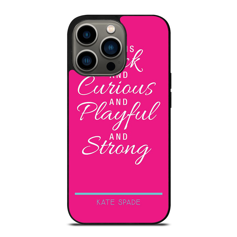SHE IS KATE SPADE iPhone 13 Pro Case Cover