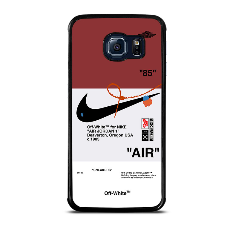 Air Jordan Nike Off White Samsung Galaxy S6 Edge Case Cover