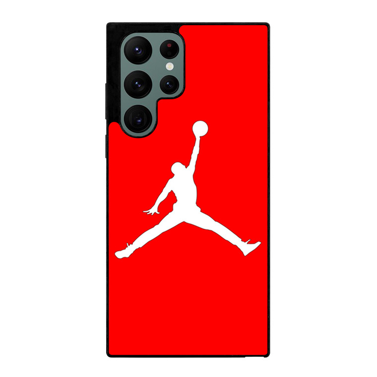 AIR JORDAN IN RED Samsung Galaxy S22 Ultra 5G Case Cover
