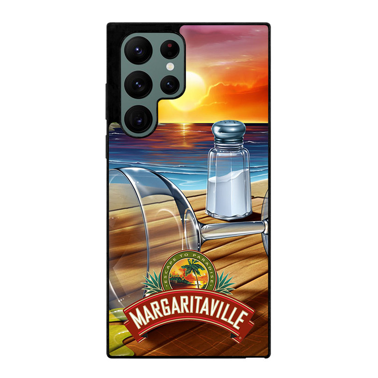 Margaritaville Sunset Wallpaper Samsung Galaxy S22 Ultra 5G Case Cover