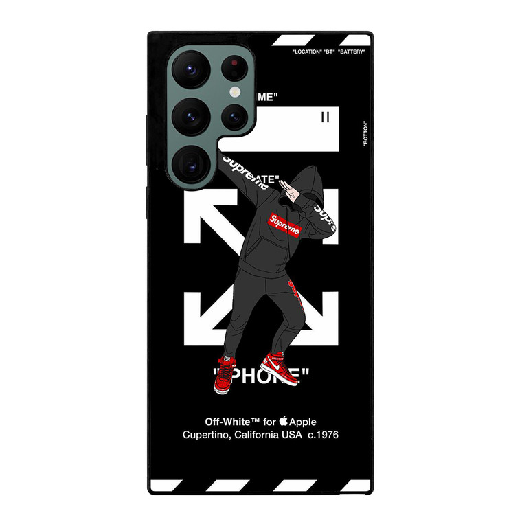 Off White Supreme Apple Samsung Galaxy S22 Ultra 5G Case Cover