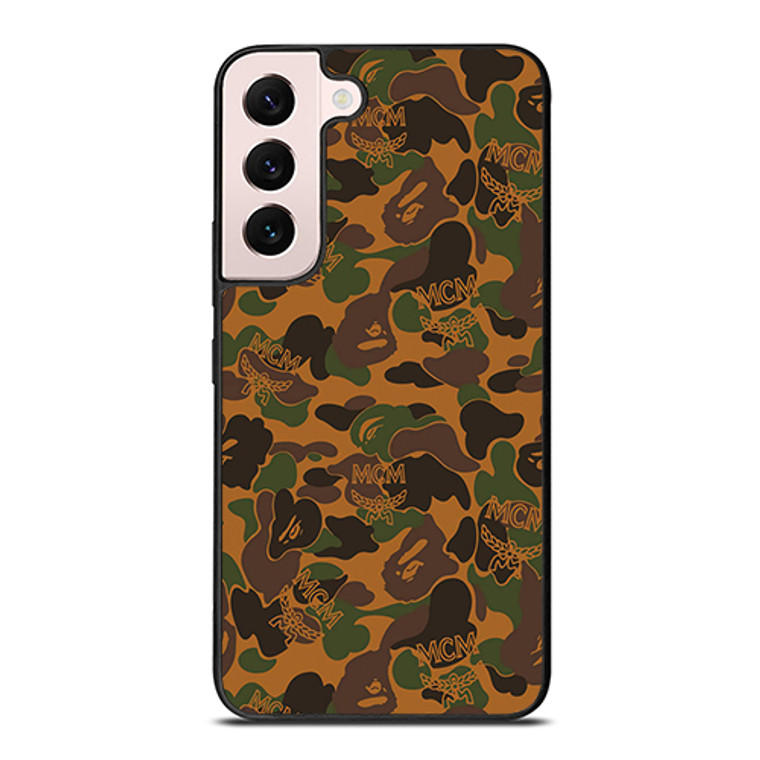 Camo MCM Worldwide Samsung Galaxy S22 Plus 5G Case Cover
