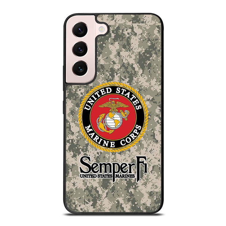 USMC US Marine Corps Samsung Galaxy S22 Plus 5G Case Cover