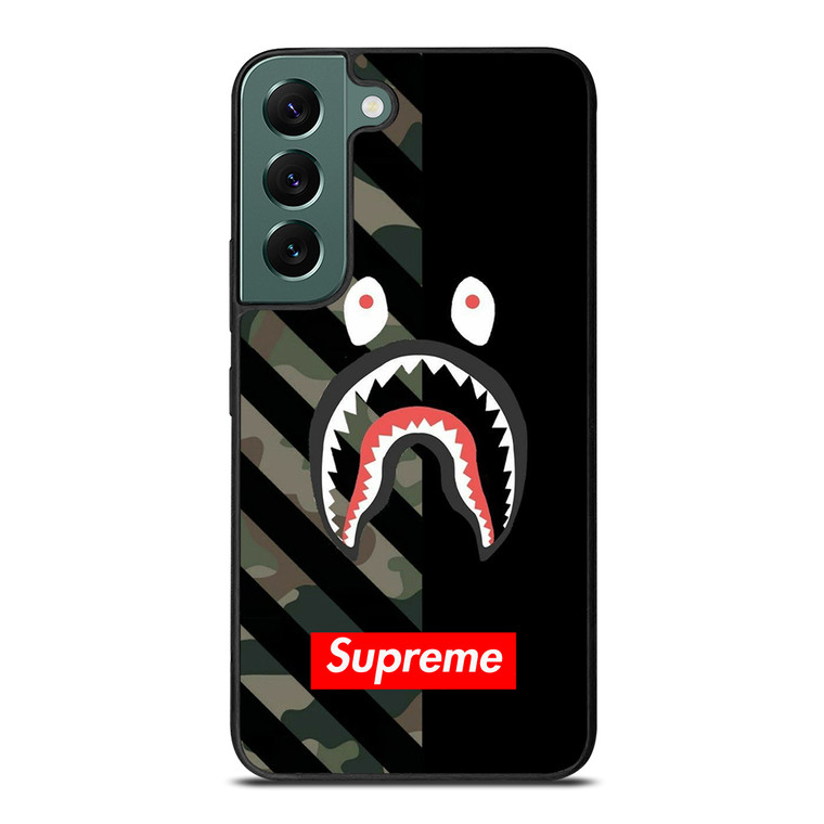 CAMO BAPE SHARK SUPR Samsung Galaxy S22 5G Case Cover