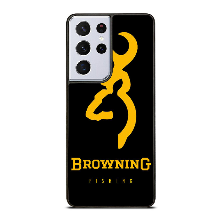 CAMO BROWNING FISHING Samsung Galaxy S21 Ultra 5G Case Cover
