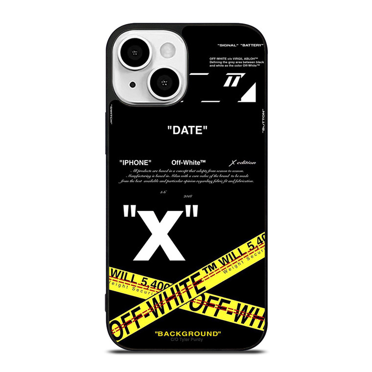 Hypebeast X Off White iPhone 13 Mini Case Cover