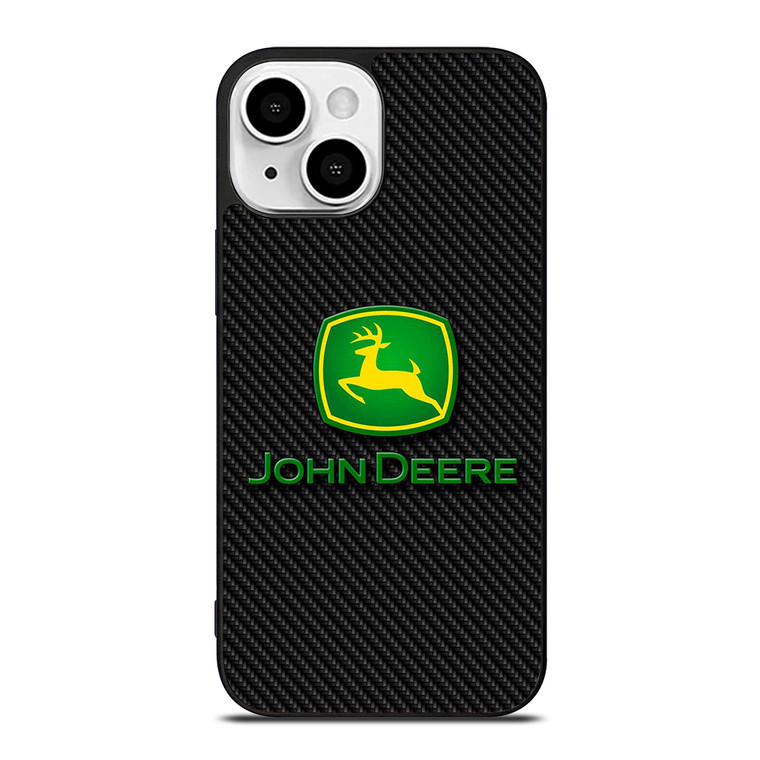 John Deere Carbon Motif Wallpaper iPhone 13 Mini Case Cover