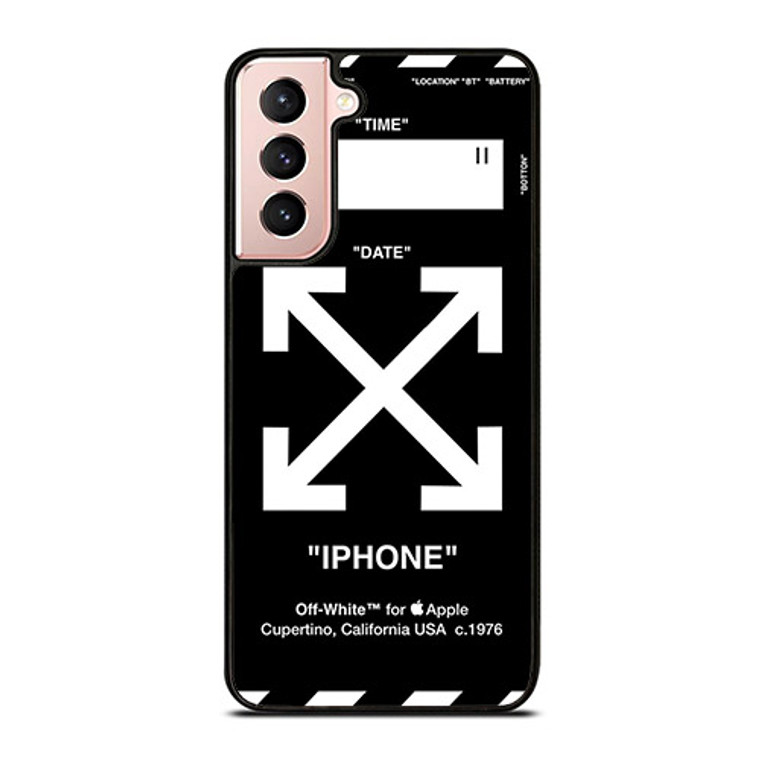 Off White Black Wall Samsung Galaxy S21 5G Case Cover