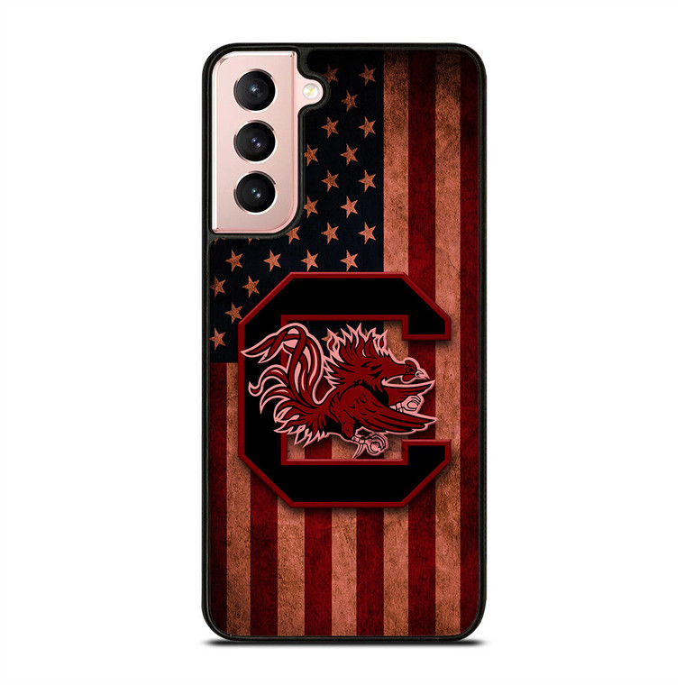South Carolina Gamecocks America Samsung Galaxy S21 5G Case Cover