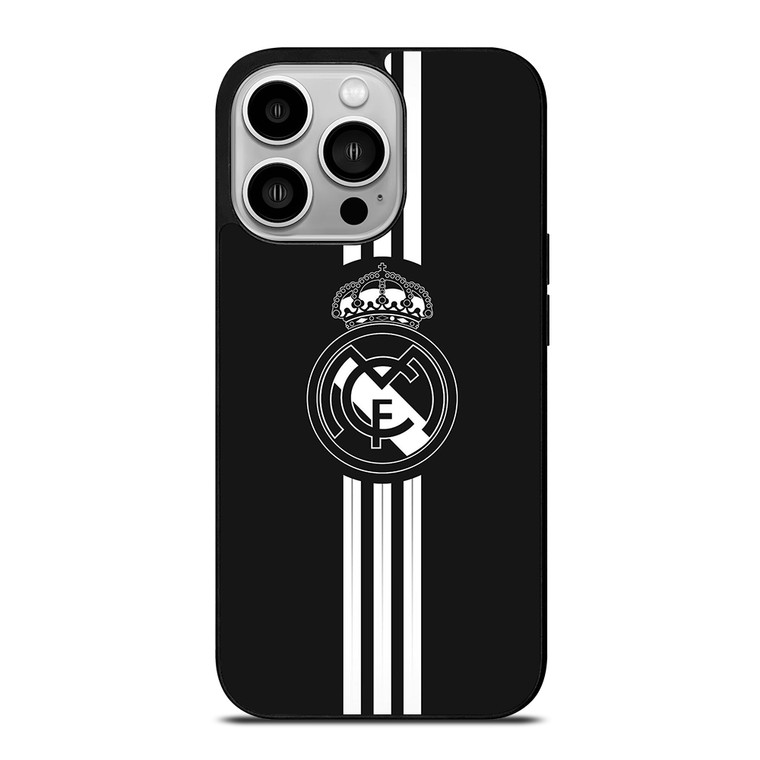 3 Stripes Real Madrid iPhone 14 Pro Case Cover
