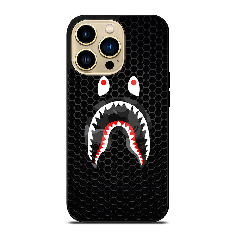 CAMO BAPE SHARK iPhone 14 Pro Max Case Cover