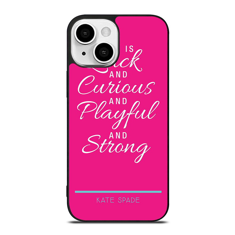 SHE IS KATE SPADE iPhone 13 Mini Case Cover