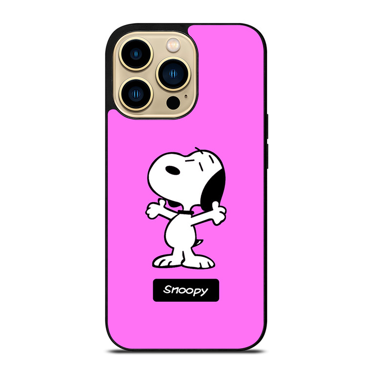 Cute Snoopy Dog iPhone 14 Pro Max Case Cover