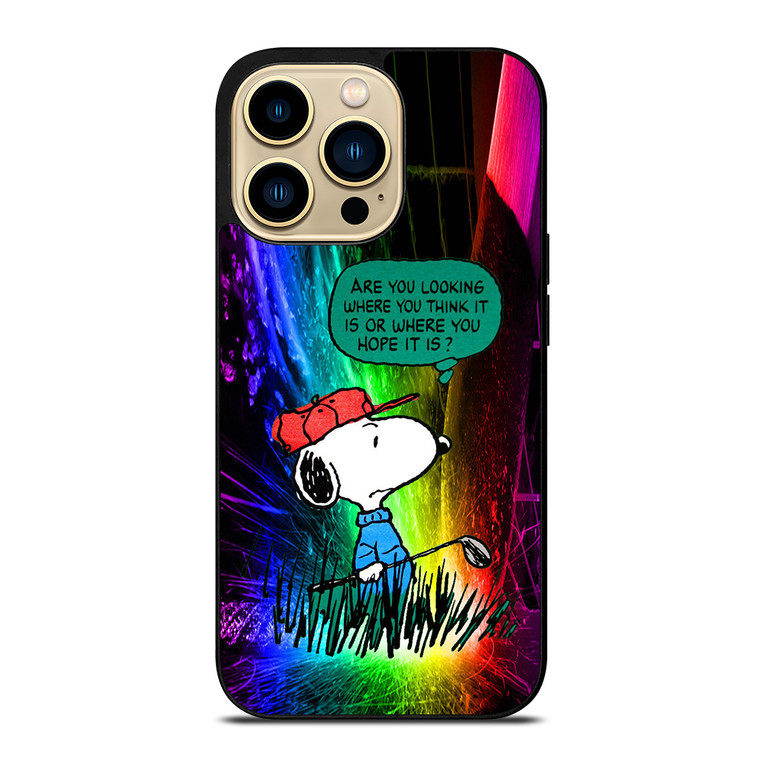 SNOOPY SHORT QUOTE iPhone 14 Pro Max Case Cover