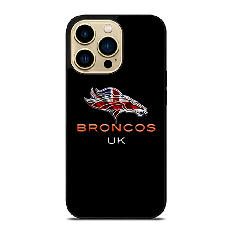 UK Denver Broncos iPhone 14 Pro Max Case Cover